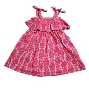 Carter's Floral Pink Dress for Girls Size 4 or 5